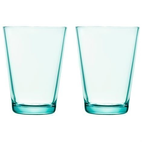 Iittala Kartio Juomalasi 40 cl 2 kpl Vedenvihreä