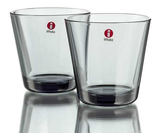 Iittala Kartio Juomalasit Harmaa 21 Cl 2 Kpl