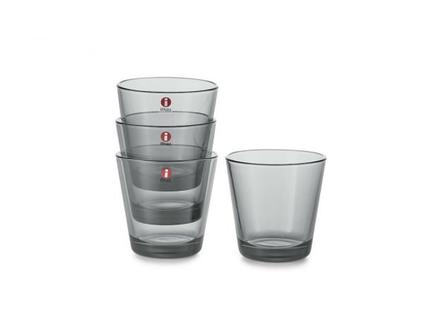 Iittala Kartio Juomalasit Harmaa Ø 21 Cl 4 Kpl