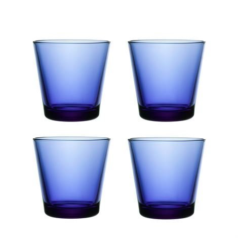 Iittala Kartio Lasi 4 kpl Ultramariini Sininen