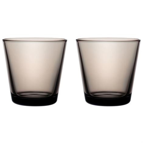 Iittala Kartio Lasi Hiekka 21 cl 2 kpl