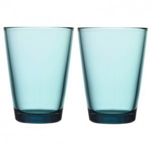 Iittala Kartio Lasi Merensininen 40cl 2kpl