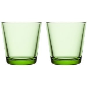 Iittala Kartio Lasi Omenanvihreä 2 Kpl