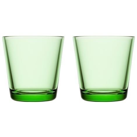 Iittala Kartio Lasi Omenanvihreä 21 cl 2 kpl