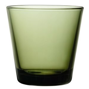 Iittala Kartio Lasi Sammaleenvihreä 21 Cl 2-Pakkaus