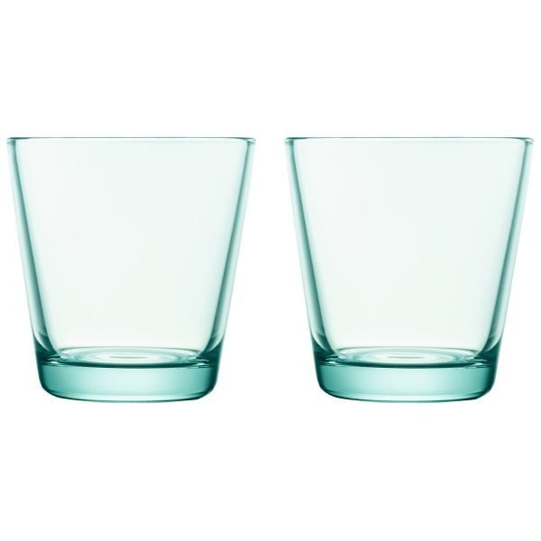 Iittala Kartio Lasi Vedenvihreä 2 Kpl