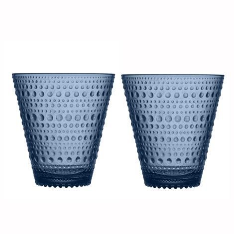 Iittala Kastehelmi Juomalasi 30 cl 2 kpl Sade Sininen