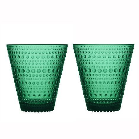 Iittala Kastehelmi Juomalasi 30 cl 2 kpl Smaragdinvihreä