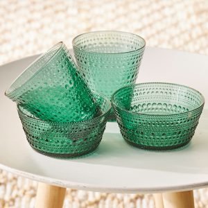 Iittala Kastehelmi Juomalasit Smaragdi 2 Kpl