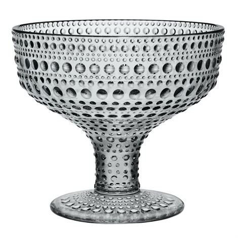 Iittala Kastehelmi Jälkiruoka Astia Harmaa