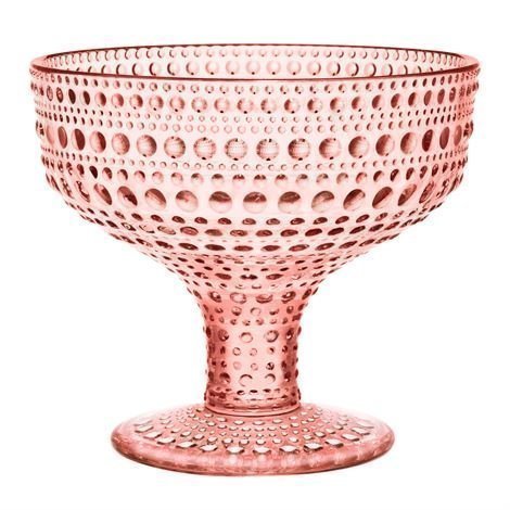 Iittala Kastehelmi Jälkiruoka Astia Lohenpunainen