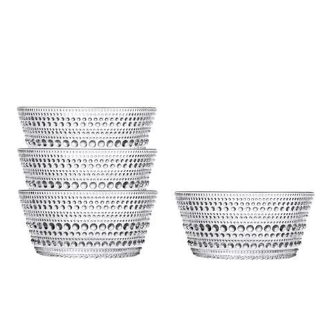 Iittala Kastehelmi Kulho 23 cl 4 kpl Kirkas Harmaa Rasia