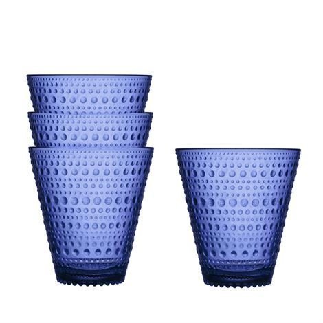 Iittala Kastehelmi Lasi 30 cl 4 kpl Ultramariini Sininen