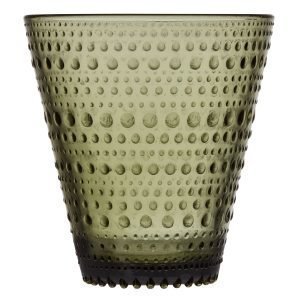 Iittala Kastehelmi Lasi Sammaleenvihreä 30 Cl 2-Pakkaus