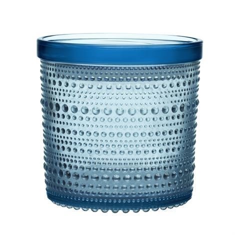 Iittala Kastehelmi Purkki Iso Vaaleansininen