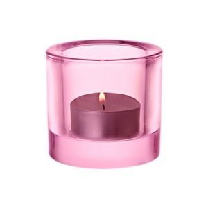 Iittala Kivi Kynttilälyhty Vaalea Pinkki 60 Mm