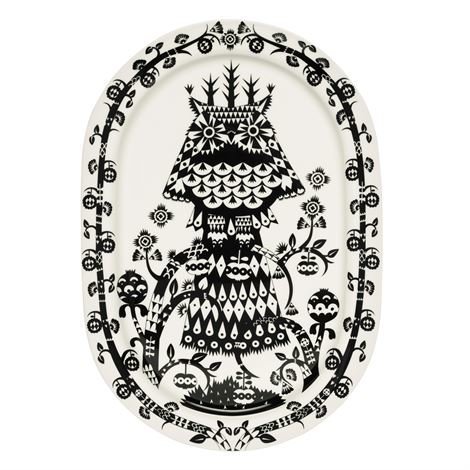 Iittala Taika Tarjoilulautanen Musta