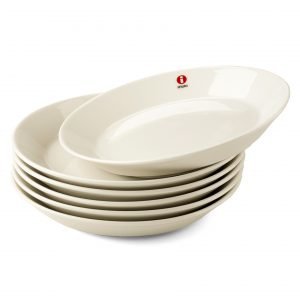 Iittala Teema Matalat Lautaset Valkoinen Ø 15 Cm 6 Kpl