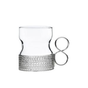 Iittala Tsaikka-lasi 23 cl teräspidikkeellä 2 kpl