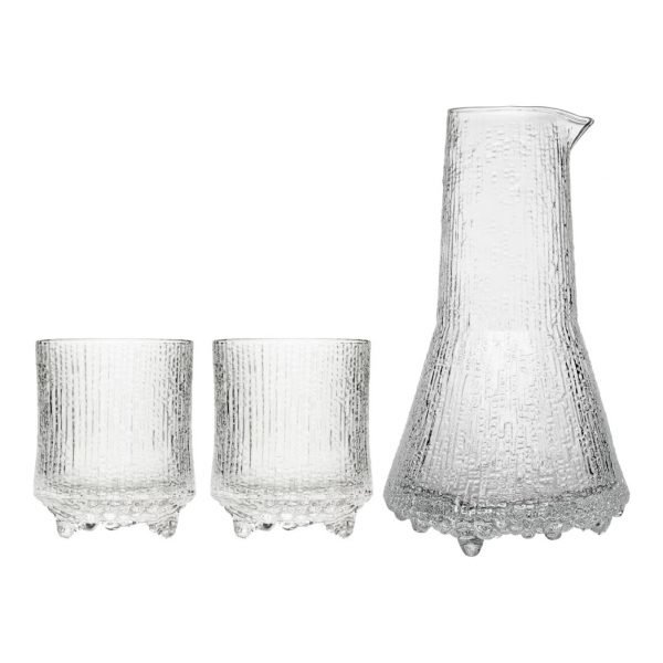 Iittala Ultima Thule Juomalasi & Karahvi Kirkas 20 Cl 2 Kpl