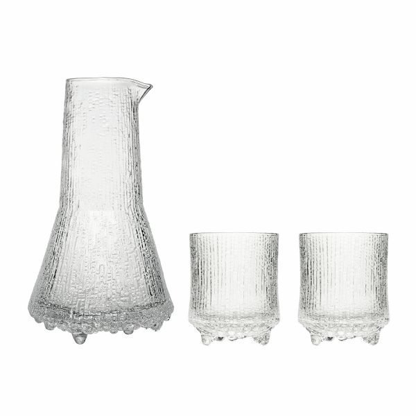 Iittala Ultima Thule Kaksi Lasia Ja Karahvi 3-Osainen