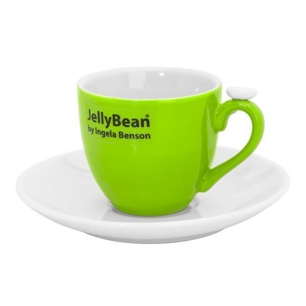 Jellybean Espressokuppi Limenvihreä 2-Pakkaus