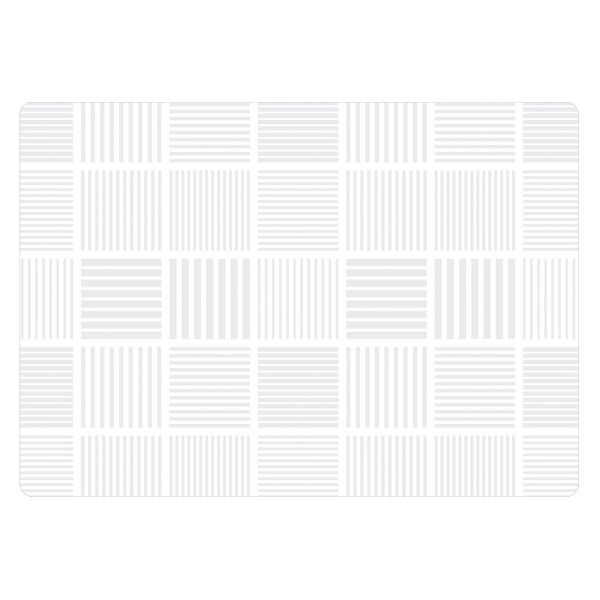 Juna Crisscross Pöytätabletti Valkoinen / Harmaa 30x45 Cm
