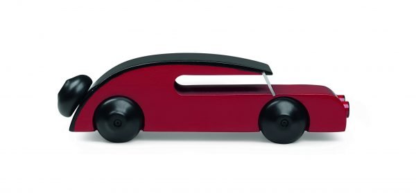 Kay Bojesen Auto Sedan Koriste-Esine Punainen / Musta Tammi