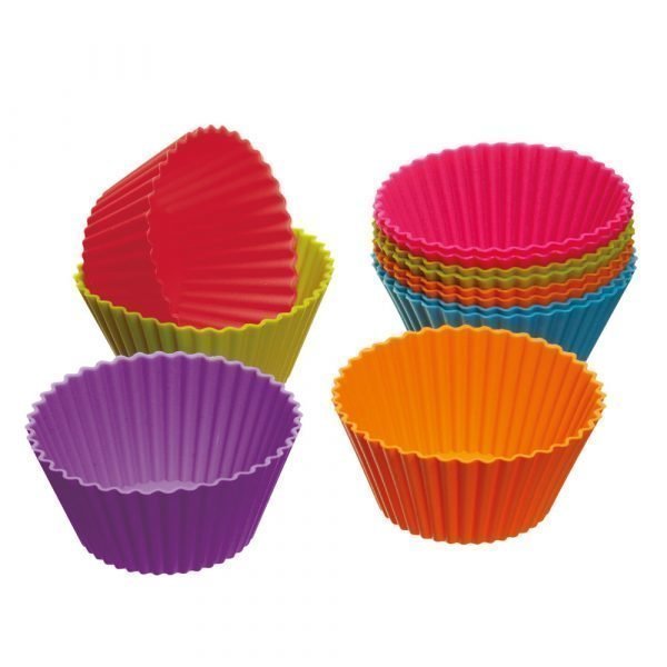 Kitchen Craft Colourworks Muffinssimuotit Silikoni 7 Cm 12-Pakkaus