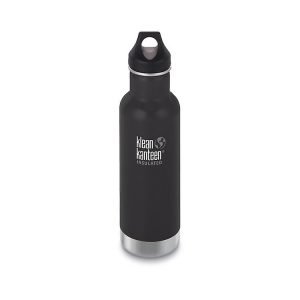 Klean Kanteen Classic Juomapullo Eristetty Ruostumaton Teräs Musta 0.592 L