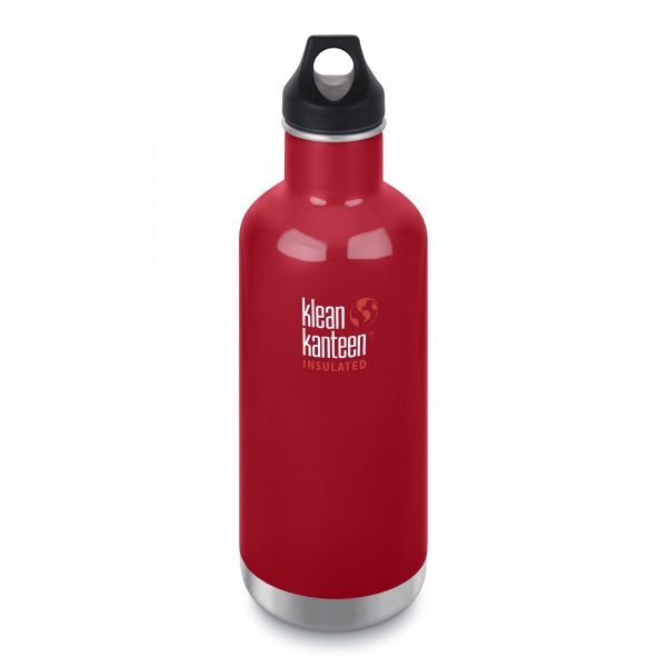 Klean Kanteen Classic Juomapullo Eristetty Ruostumaton Teräs Punainen 0.946 L