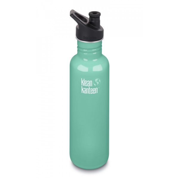 Klean Kanteen Juomapullo Sport Ruostumaton Teräs Merenvihreä 0.8 L