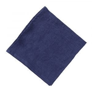 Klippan Yllefabrik Linn Servetti Indigo 43x43 Cm