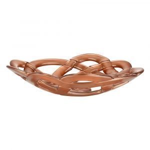 Kosta Boda Basket Bowl Large Copper