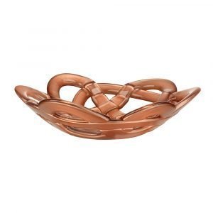 Kosta Boda Basket Bowl Small Copper