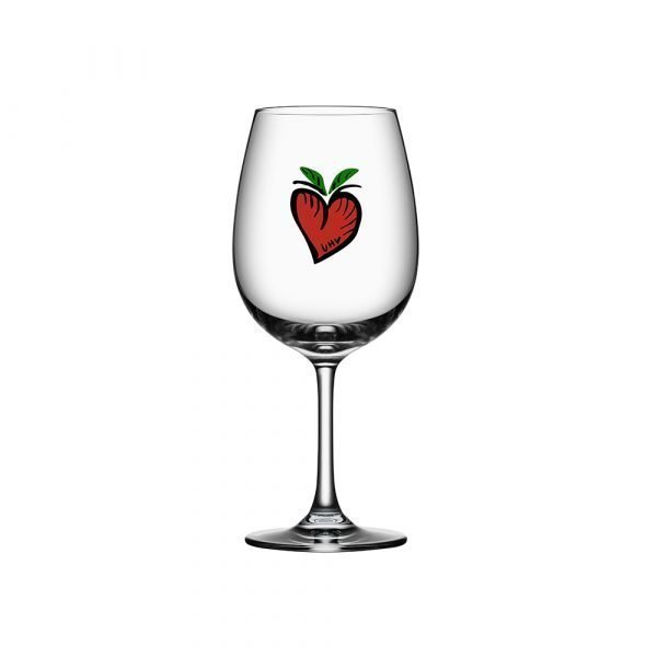 Kosta Boda Friendship Viinilasi Hearts 50 Cl