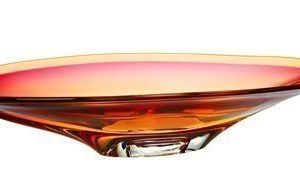 Kosta Boda Vision Pinkki/Amber Vati Ø 50 cm