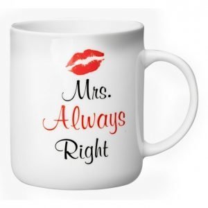 Kotikulta Mr. Right Tai Mrs. Alwaysright Muki 4 Dl