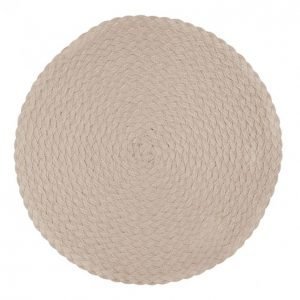 Kotikulta Tabletti Pyöreä Punos Beige 38cm