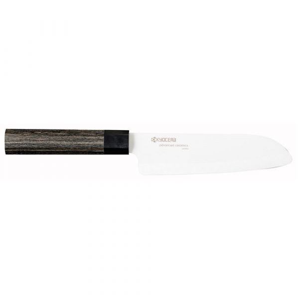 Kyocera Fuji Santoku Veitsi Ruskea / Valkoinen 15 Cm