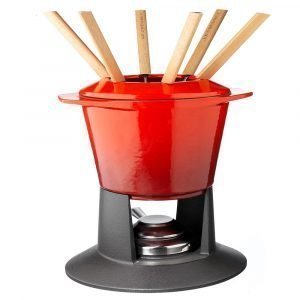 Le Creuset Fondue Setti ”Gourmand” Cerise1