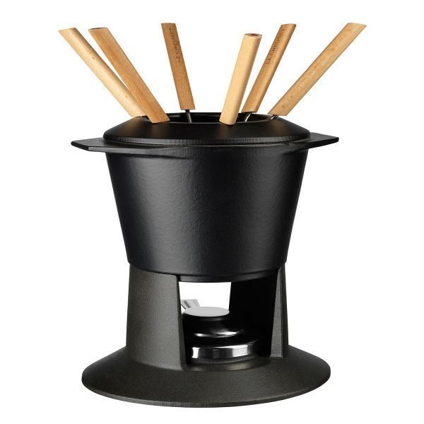 Le Creuset Fondue Setti ”Gourmand” Matte Black