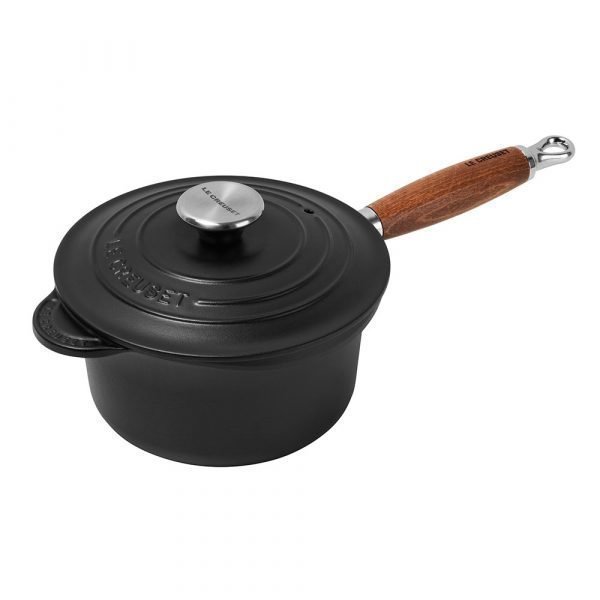 Le Creuset Kattila Puukahvalla Matte Black 1