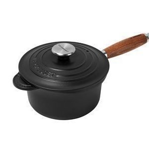 Le Creuset Kattila puukahva teräsnuppi Matte Black 1