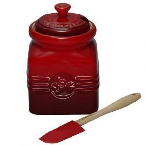 Le Creuset Marmelaadipurkki Lusikalla Cerise 45 Cl