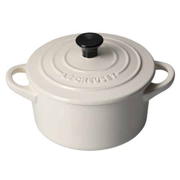 Le Creuset Mini Pyöreä Pata Creme 10 Cm