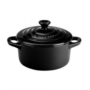 Le Creuset Mini Pyöreä Pata Kiiltävä Shiny Black