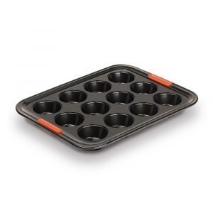 Le Creuset Muffinssivuoka 12 Muffinssille Musta