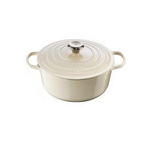 Le Creuset Pyöreä Pata Creme 5