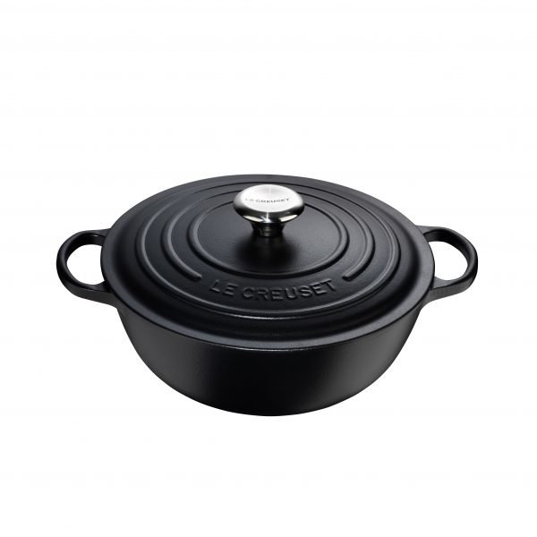 Le Creuset Signa Valurautapata Matte Black 32 Cm